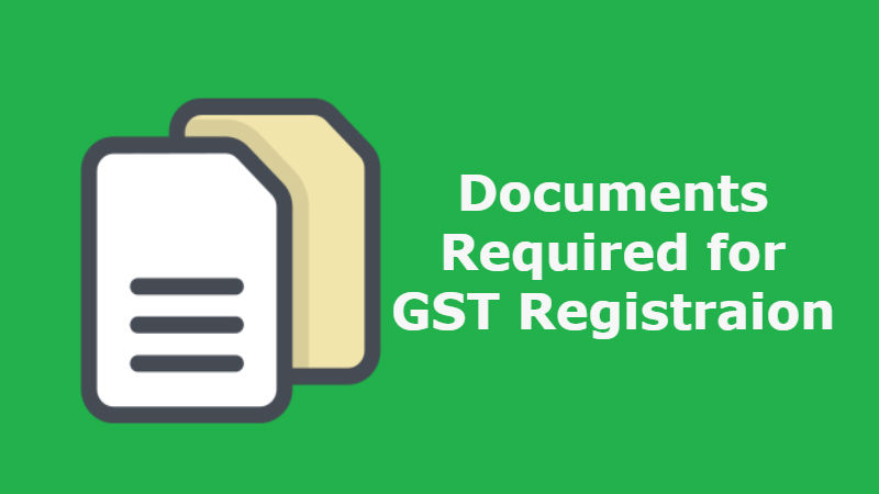 Document required for gst registration in rajasthan